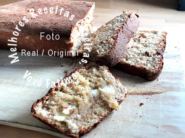 Pão integral Caseiro 100% farinha integral